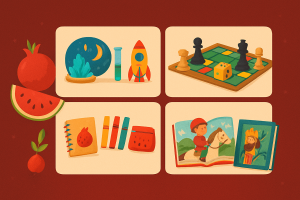 کادوی شب یلدا برای بچه ها در سنین مدرسه (۷ تا ۱۲ سال)