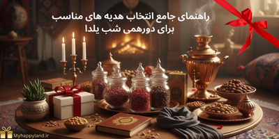 راهنمای جامع انتخاب هدیه برای دورهمی شب یلدا